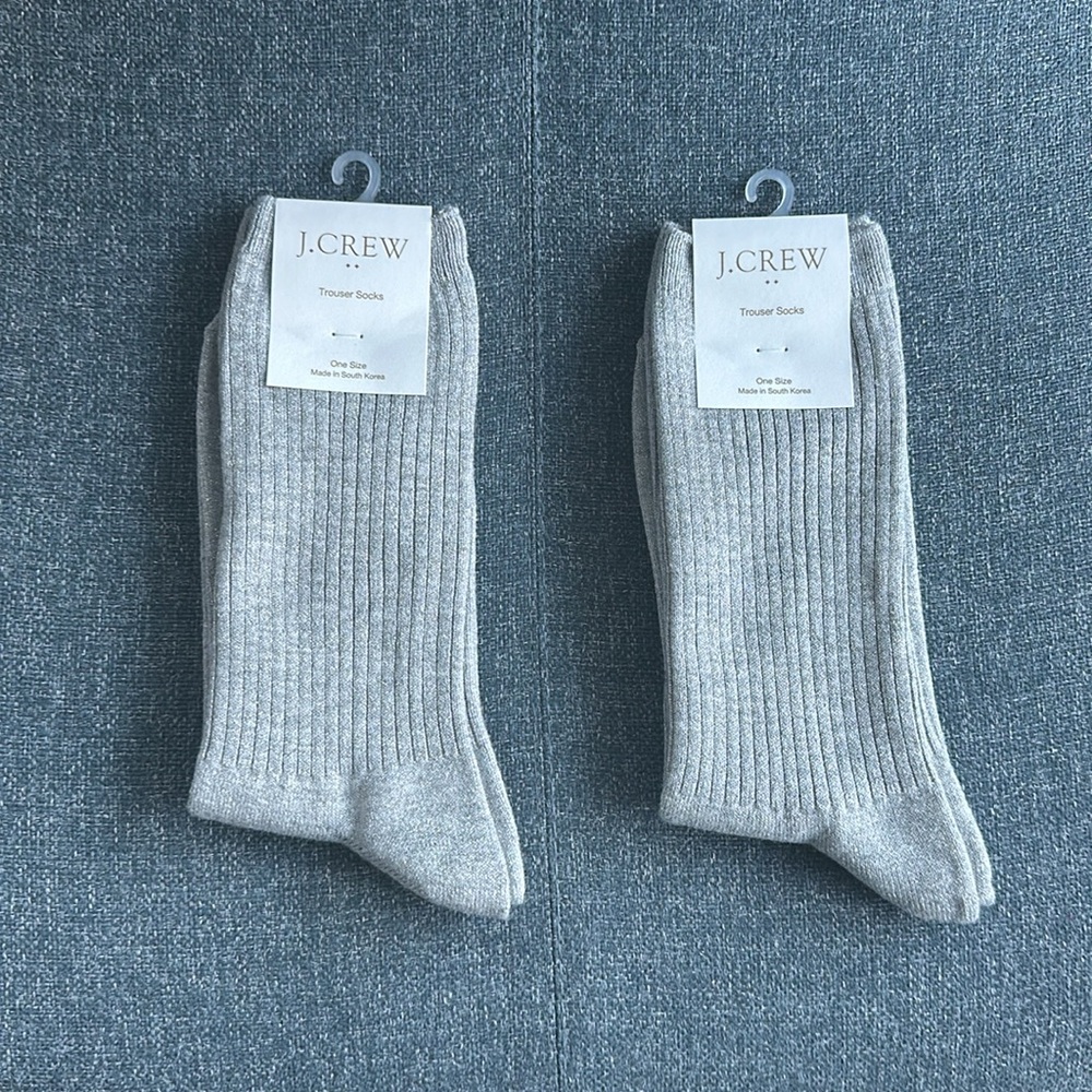 J. Crew Two Pairs of Trouser Socks